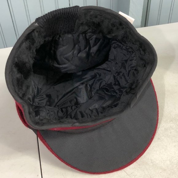 6 5/8 Langenberg Wool Winter Hat Langenberg Made USA Ear Flaps - Picture 7 of 10